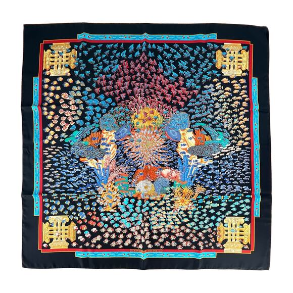 Hermès Atlantic Encounter Scarf - Picture 1 of 8
